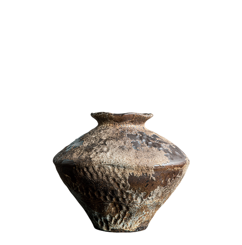 Wabi-Sabi Vase Earthen Echoes