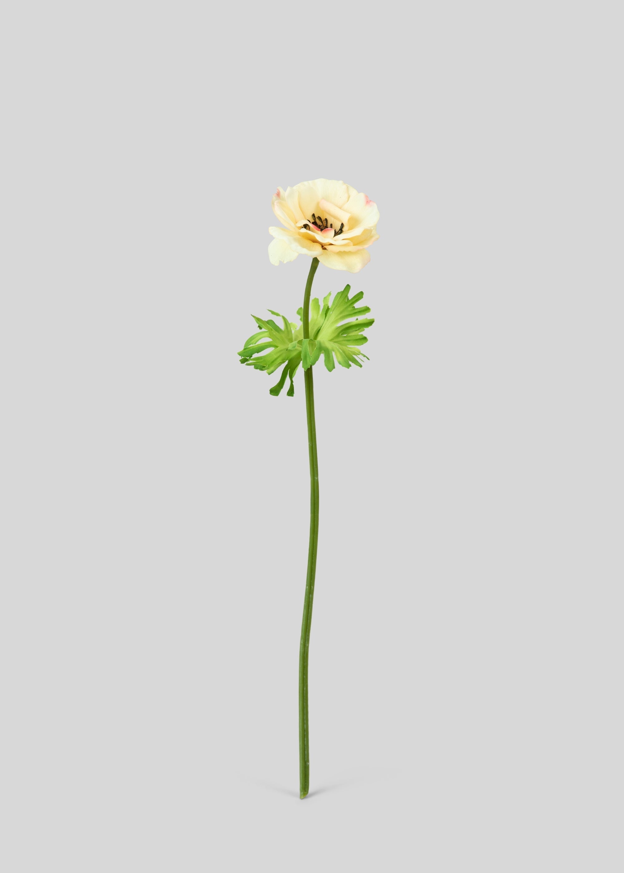 Yellow Real Touch Artificial Buttercup Fake Flower - 20.5"