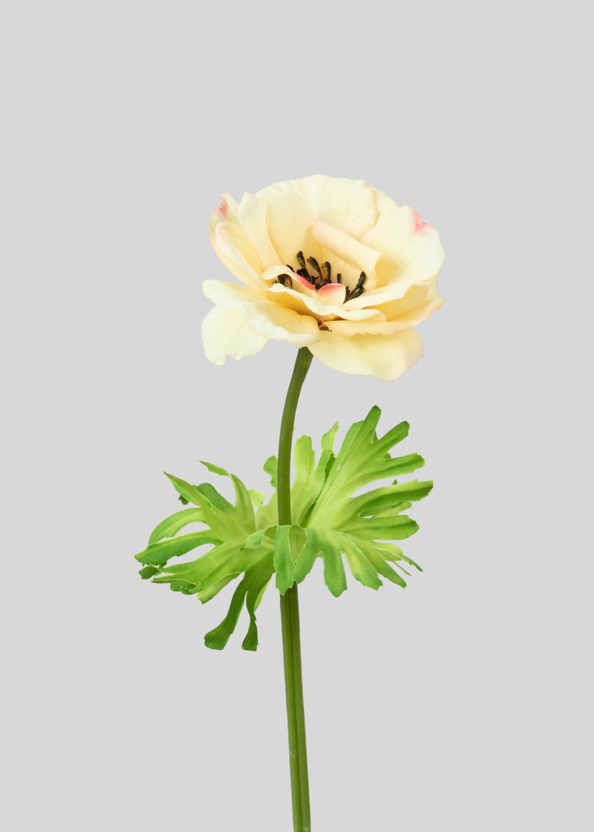Yellow Real Touch Artificial Buttercup Fake Flower - 20.5"