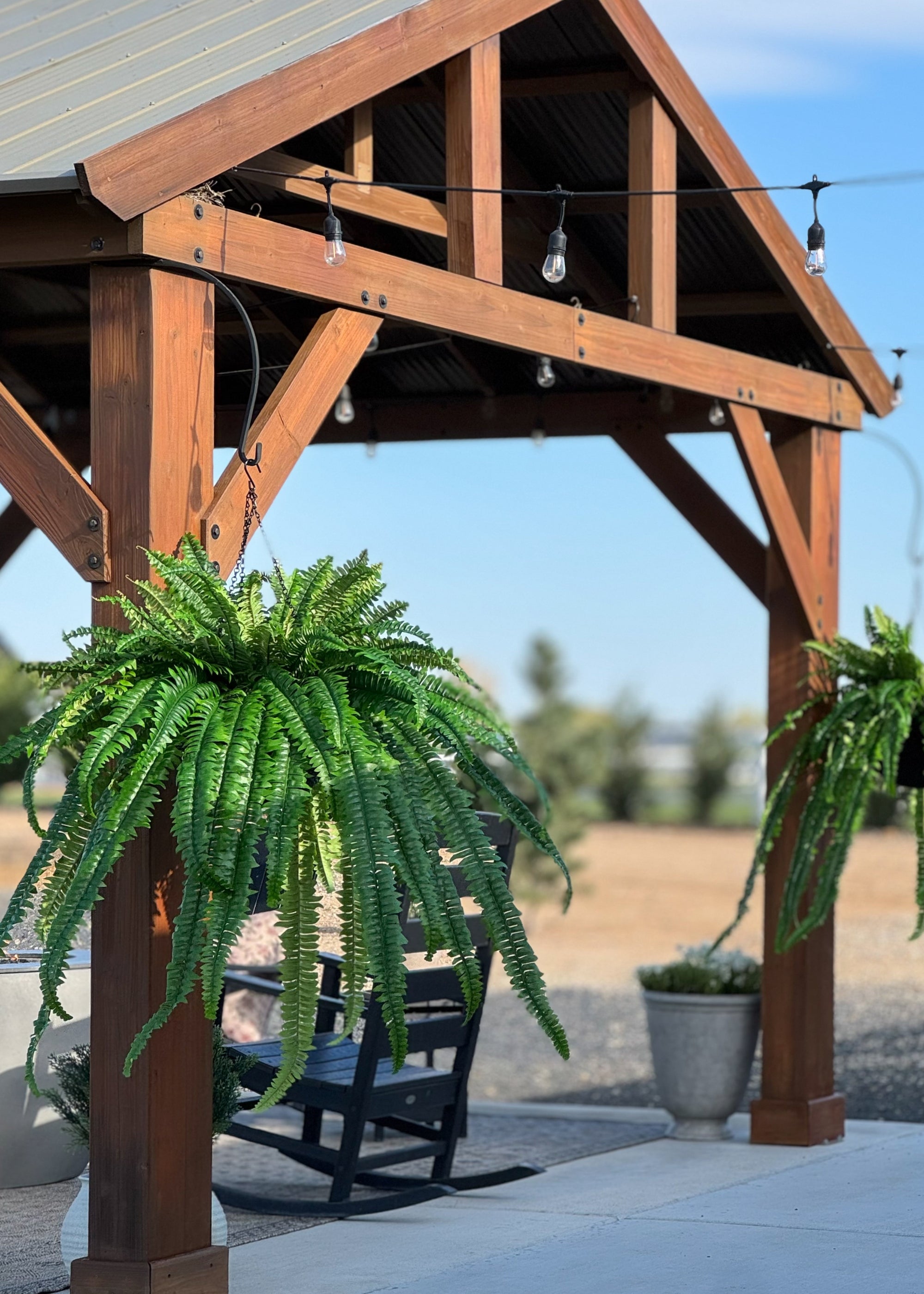The Grand Dame Deluxe Artificial Estate Fake Fern - 52"