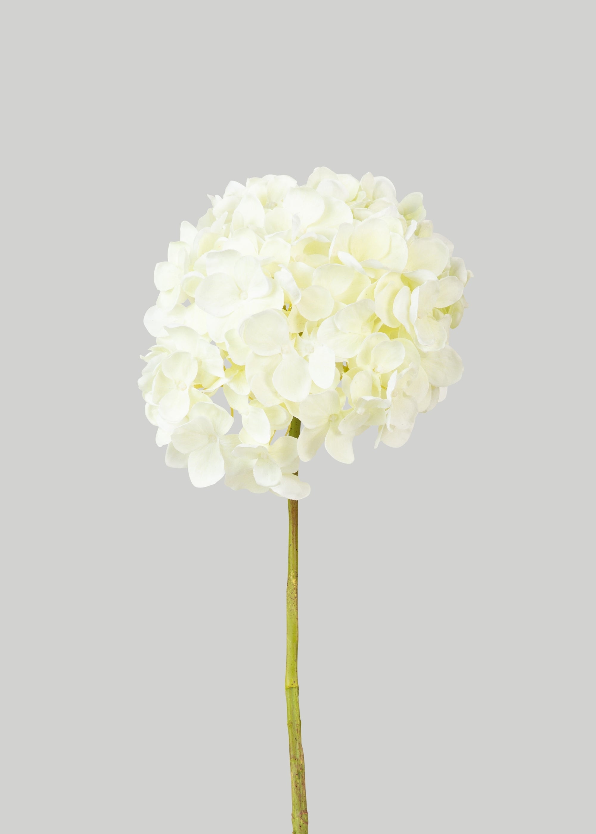 Large White Artificial Hydrangea Flower - 24" x 9" Bloom
