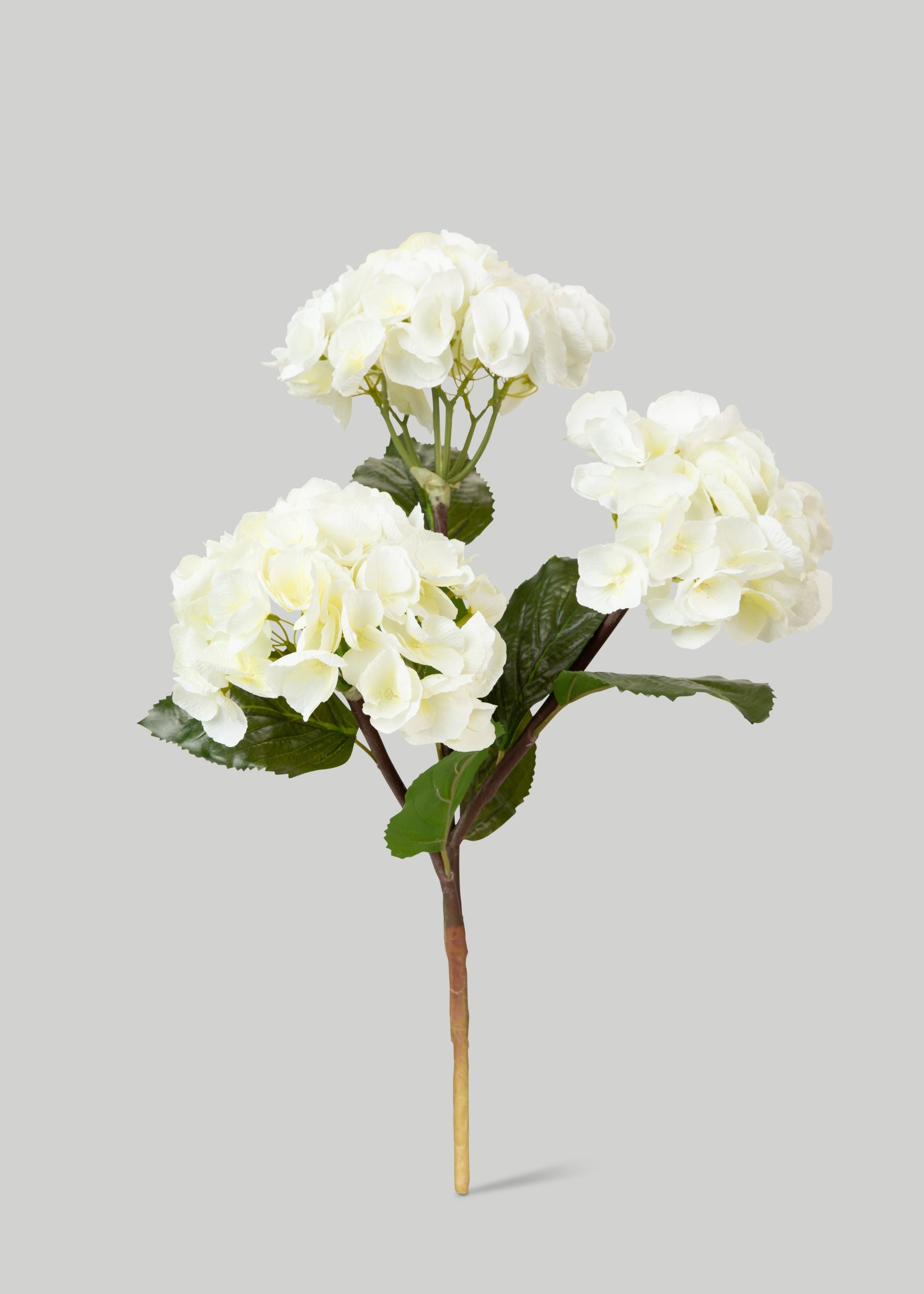 Large Artificial Hydrangea in Cream White - 20"