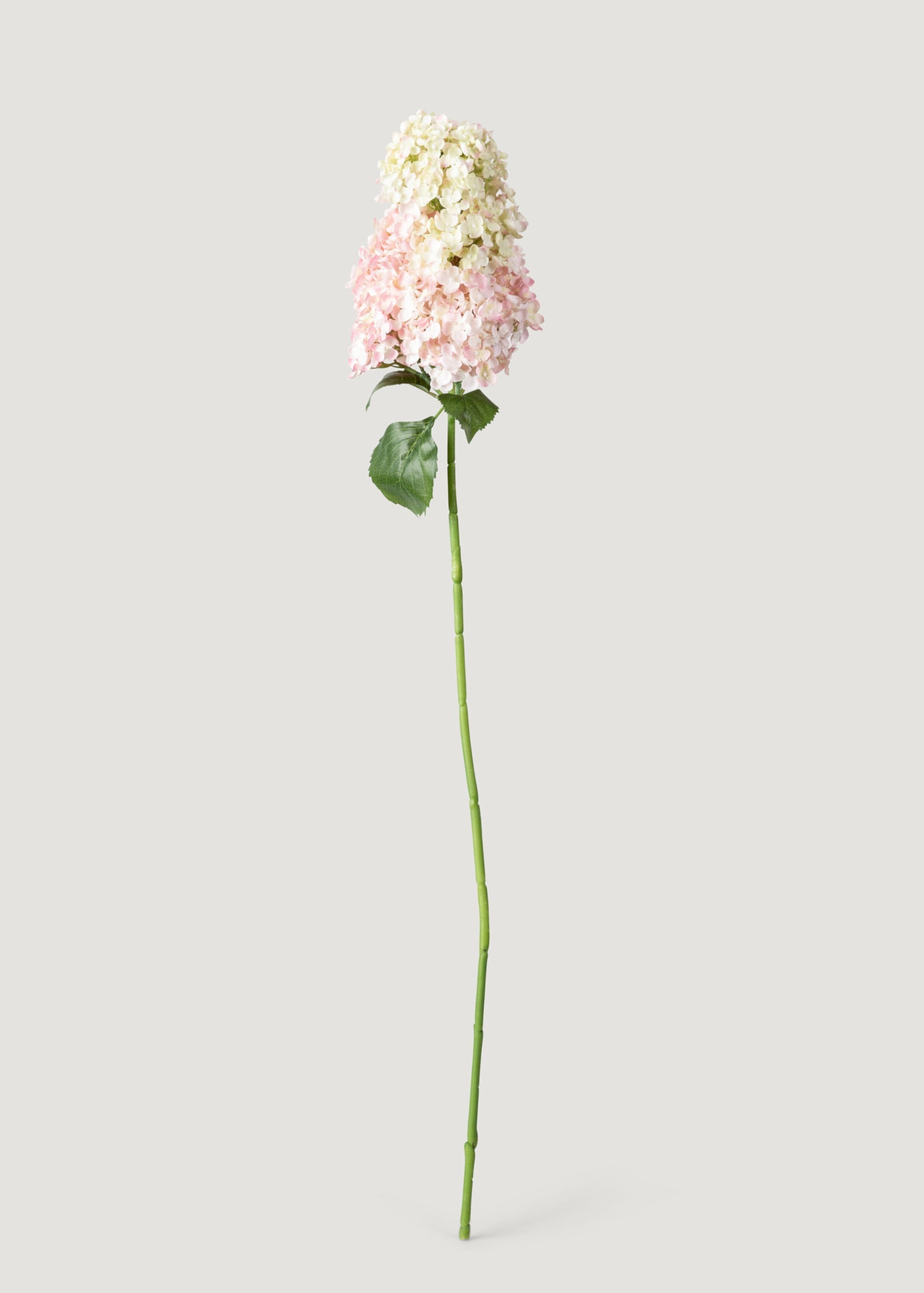 Large Pink Cream Cone Artificial Hydrangea Flower - 40"