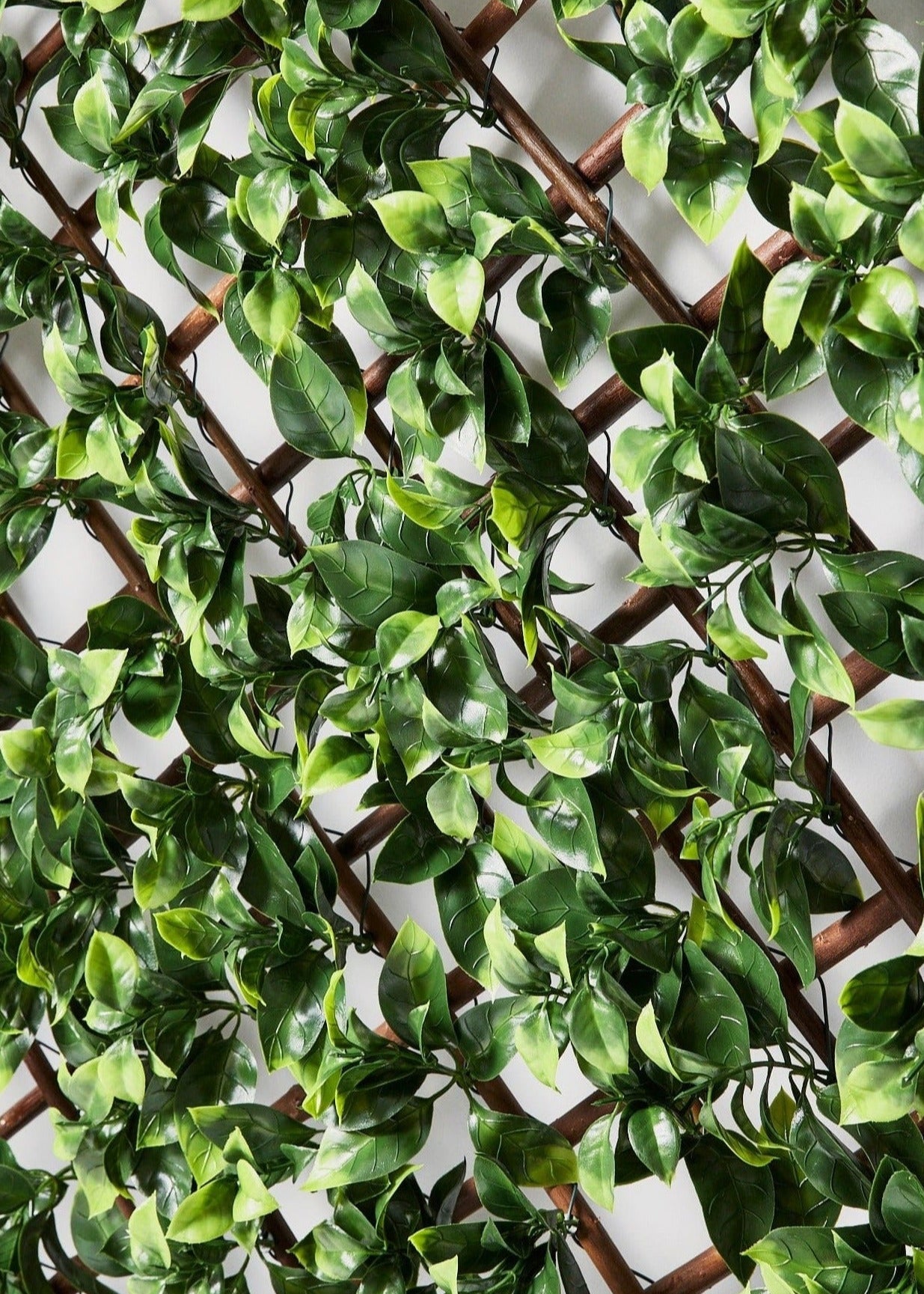 UV Resistant Artificial Gardenia Expandable Outdoor Trellis - 78.5"