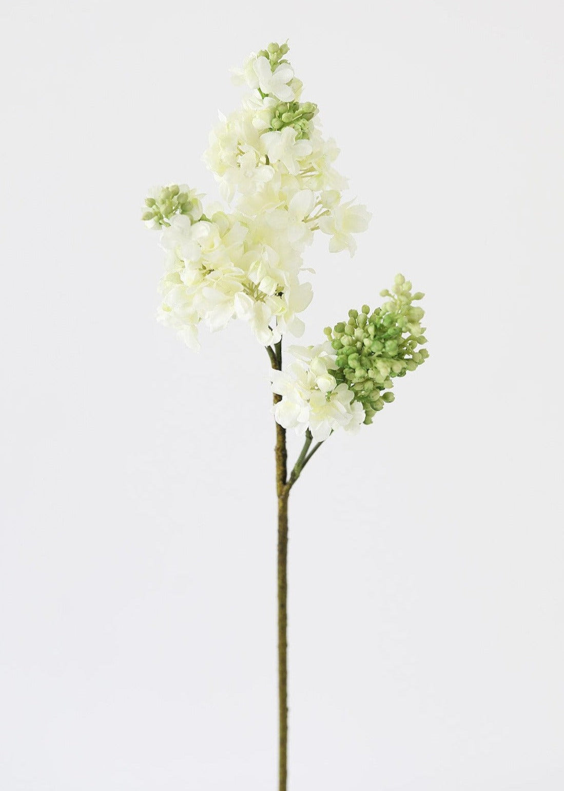 Fake Flowers Lilacs in Cream - 25"