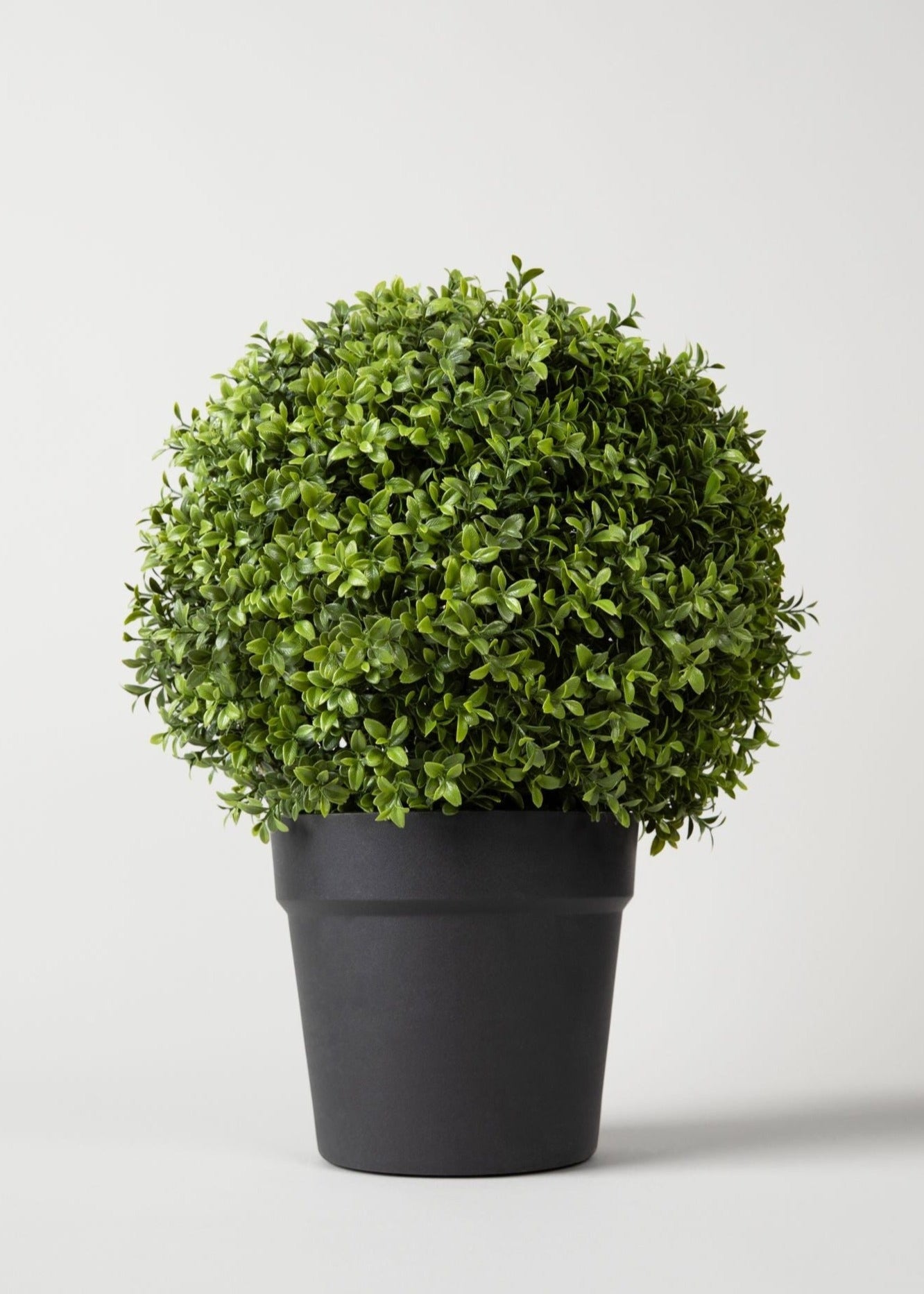 SALE - UV Treated Outdoor Boxwood Topiary Fake Plant in Pot - 22"