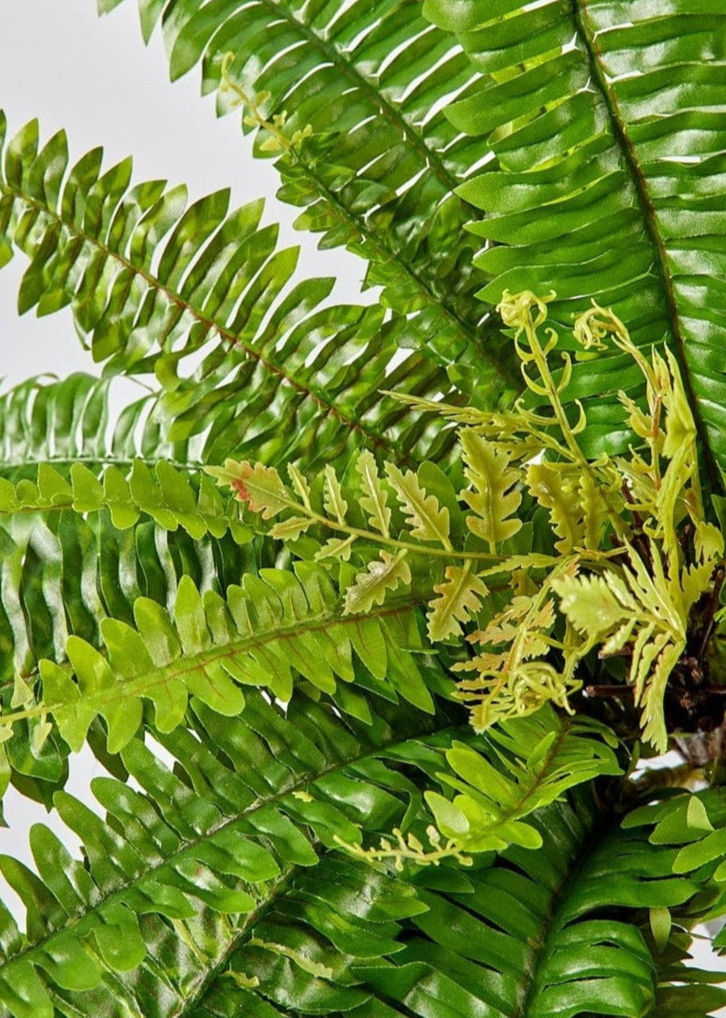 UV Resistant Indoor/Outdoor Fake Boston Fern Plant - 23"